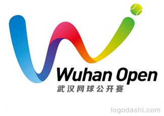 武漢網(wǎng)球公開賽標(biāo)志標(biāo)志logo設(shè)計(jì)，品牌vi設(shè)計(jì)