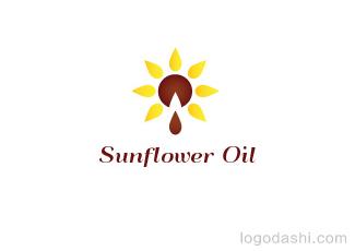 葵花油標志標志logo設(shè)計，品牌vi設(shè)計