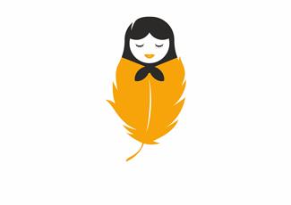 俄羅斯床上用品標(biāo)志標(biāo)志logo設(shè)計，品牌vi設(shè)計