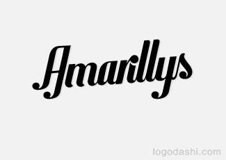 Amarillys字體標志logo設(shè)計，品牌vi設(shè)計