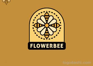 蜂花化妝品標志logo設(shè)計，品牌vi設(shè)計