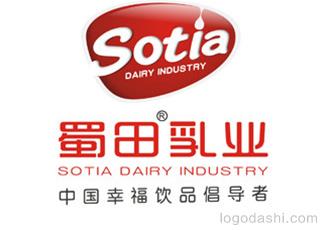 成都蜀田乳業(yè)logo標(biāo)志logo設(shè)計(jì)，品牌vi設(shè)計(jì)