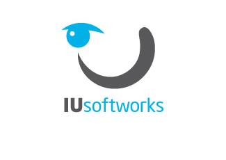 IUSoftworks標(biāo)志標(biāo)志logo設(shè)計(jì)，品牌vi設(shè)計(jì)