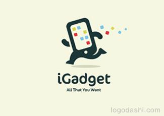 iGadget標志logo設計，品牌vi設計