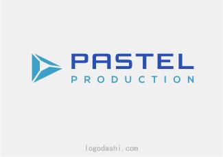 PASTEL工作室標志logo設計，品牌vi設計