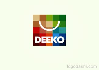 Deeko商標(biāo)標(biāo)志logo設(shè)計(jì)，品牌vi設(shè)計(jì)