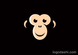 猴子圖標標志logo設計，品牌vi設計