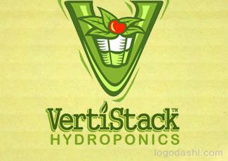 VertiStack商標(biāo)標(biāo)志logo設(shè)計(jì)，品牌vi設(shè)計(jì)