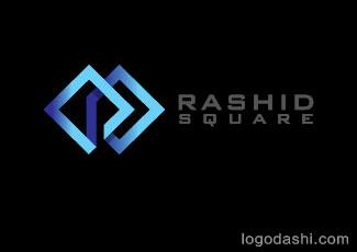 RASHID廣場標志標志logo設計，品牌vi設計
