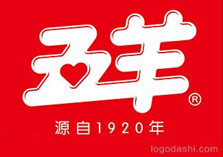 五羊化妝品嬰兒用品標(biāo)志logo設(shè)計(jì)，品牌vi設(shè)計(jì)