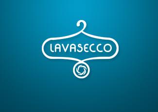 Lavasecco洗衣店標志logo設(shè)計，品牌vi設(shè)計