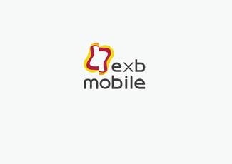 EXB手機標志logo設計，品牌vi設計