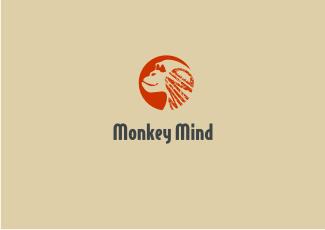 猴子心靈標(biāo)志logo設(shè)計(jì)，品牌vi設(shè)計(jì)