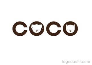 COCO寵物產(chǎn)品標(biāo)志logo設(shè)計(jì)，品牌vi設(shè)計(jì)