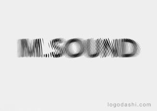 M.SOUND字體標(biāo)志logo設(shè)計(jì)，品牌vi設(shè)計(jì)
