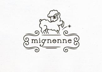 mignenne標志標志logo設計，品牌vi設計