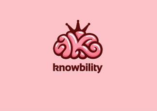 Knowbility標志logo設(shè)計，品牌vi設(shè)計