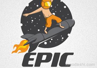 EPIC標(biāo)識(shí)欣賞標(biāo)志logo設(shè)計(jì)，品牌vi設(shè)計(jì)