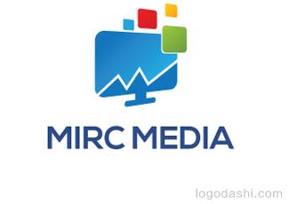 MIRC媒體標(biāo)志logo設(shè)計(jì)，品牌vi設(shè)計(jì)