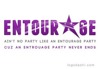 ENTOURAGE標(biāo)志標(biāo)志logo設(shè)計(jì)，品牌vi設(shè)計(jì)
