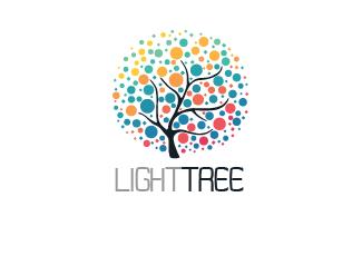 lighttree標志標志logo設(shè)計，品牌vi設(shè)計
