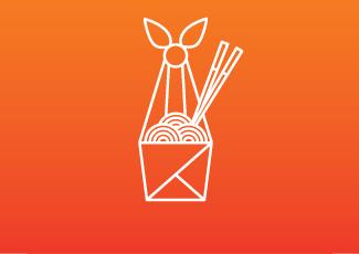 食物運(yùn)送標(biāo)志logo設(shè)計(jì)，品牌vi設(shè)計(jì)
