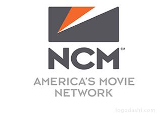 美國影院廣告媒體NCM標志logo設計，品牌vi設計