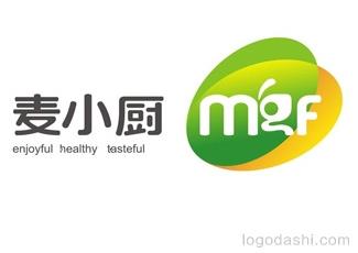 麥小廚連鎖商標標志logo設(shè)計，品牌vi設(shè)計