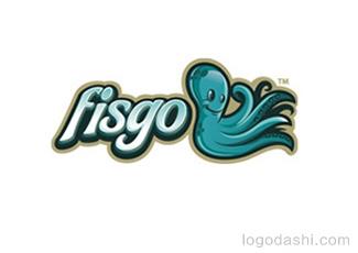 Fisgo小章魚標(biāo)志logo設(shè)計(jì)，品牌vi設(shè)計(jì)