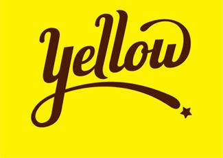 Yellow字體標(biāo)志logo設(shè)計(jì)，品牌vi設(shè)計(jì)