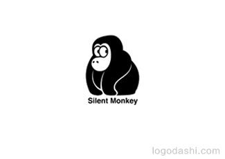 沉默的猴子標(biāo)志logo設(shè)計(jì)，品牌vi設(shè)計(jì)