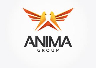 ANIMA物流集團標志logo設計，品牌vi設計