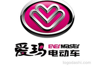 愛(ài)瑪電動(dòng)車標(biāo)志標(biāo)志logo設(shè)計(jì)，品牌vi設(shè)計(jì)