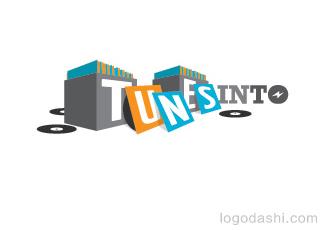 tunesinto音樂工作室logo標(biāo)志logo設(shè)計，品牌vi設(shè)計
