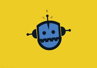 機器人標志標志logo設(shè)計，品牌vi設(shè)計