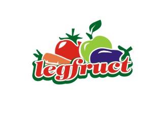 legfruct水果標志標志logo設(shè)計，品牌vi設(shè)計