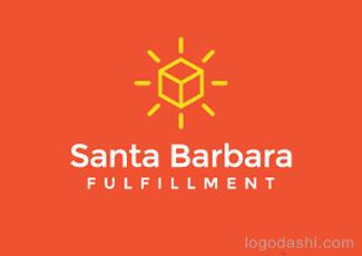 SantaBarbara運輸標志logo設計，品牌vi設計