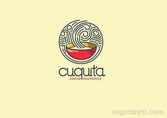 Cuquita拉面館標(biāo)志logo設(shè)計(jì)，品牌vi設(shè)計(jì)