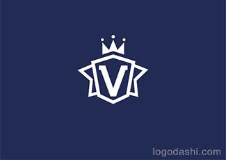V字母圖標標志logo設計，品牌vi設計