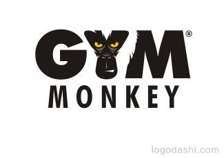 GymMonkey標(biāo)志logo設(shè)計(jì)，品牌vi設(shè)計(jì)