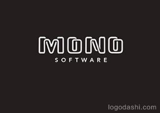 MONO軟件標志logo設計，品牌vi設計