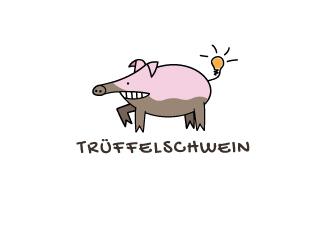 Trüffelschwein標(biāo)志logo設(shè)計(jì)，品牌vi設(shè)計(jì)