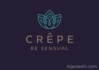 CREPE時尚女裝店標(biāo)志logo設(shè)計，品牌vi設(shè)計