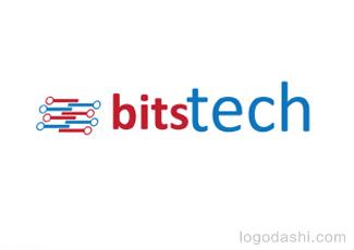 bitstech標(biāo)志logo設(shè)計(jì)，品牌vi設(shè)計(jì)