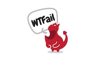 WTFail卡通標(biāo)志標(biāo)志logo設(shè)計(jì)，品牌vi設(shè)計(jì)