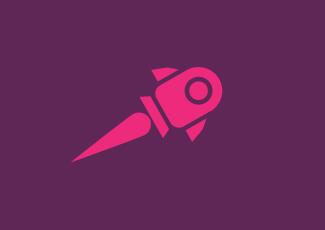 火箭營銷機構(gòu)標志logo設計，品牌vi設計