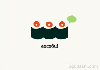 壽司店標(biāo)志logo設(shè)計(jì)，品牌vi設(shè)計(jì)
