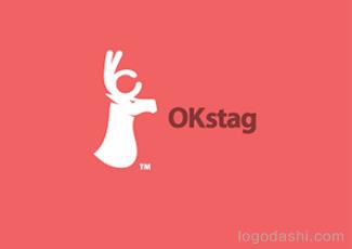 OK鹿標(biāo)志logo設(shè)計，品牌vi設(shè)計