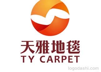 天雅地毯標志logo設計，品牌vi設計