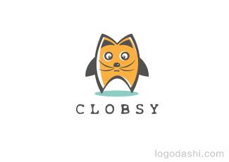 CLOBSY寵物店標志標志logo設(shè)計，品牌vi設(shè)計